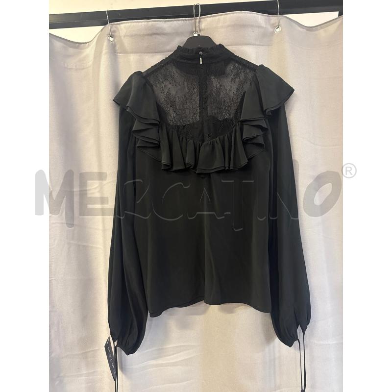 CAMICIA DONNA PINKO NERA PIZZO SCOLLO TG.40 | Mercatino dell'Usato Vinci - fraz. sovigliana 3