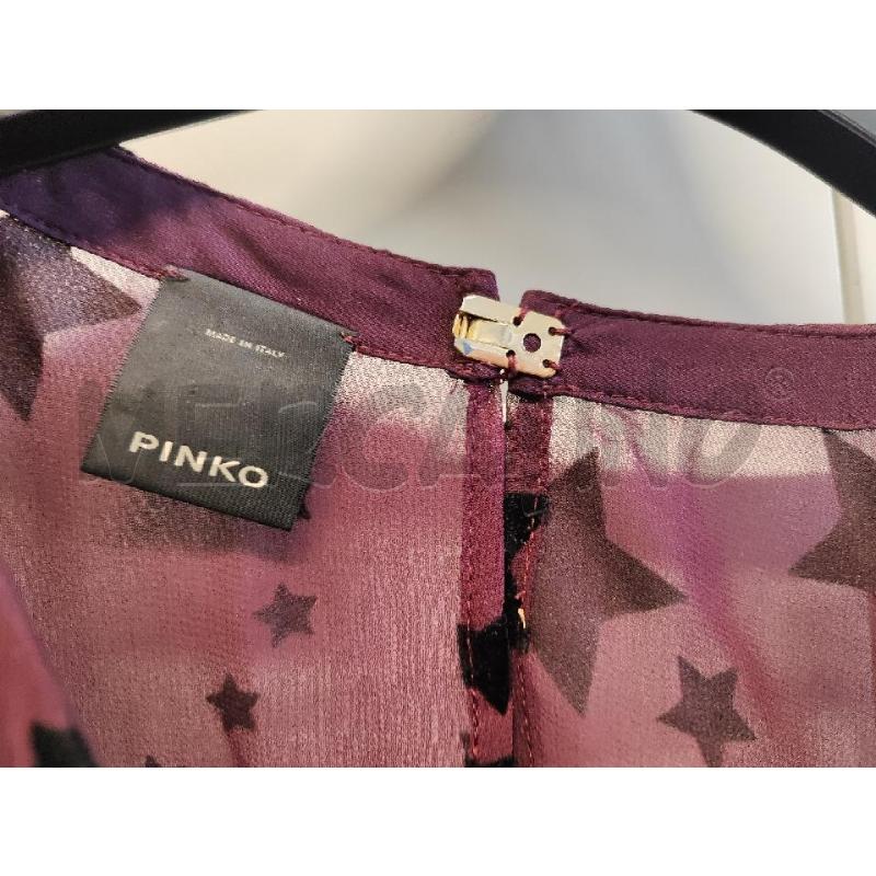 CAMICIA DONNA PINKO VINACCIA STELLE NERE TG.44 | Mercatino dell'Usato Vinci - fraz. sovigliana 2