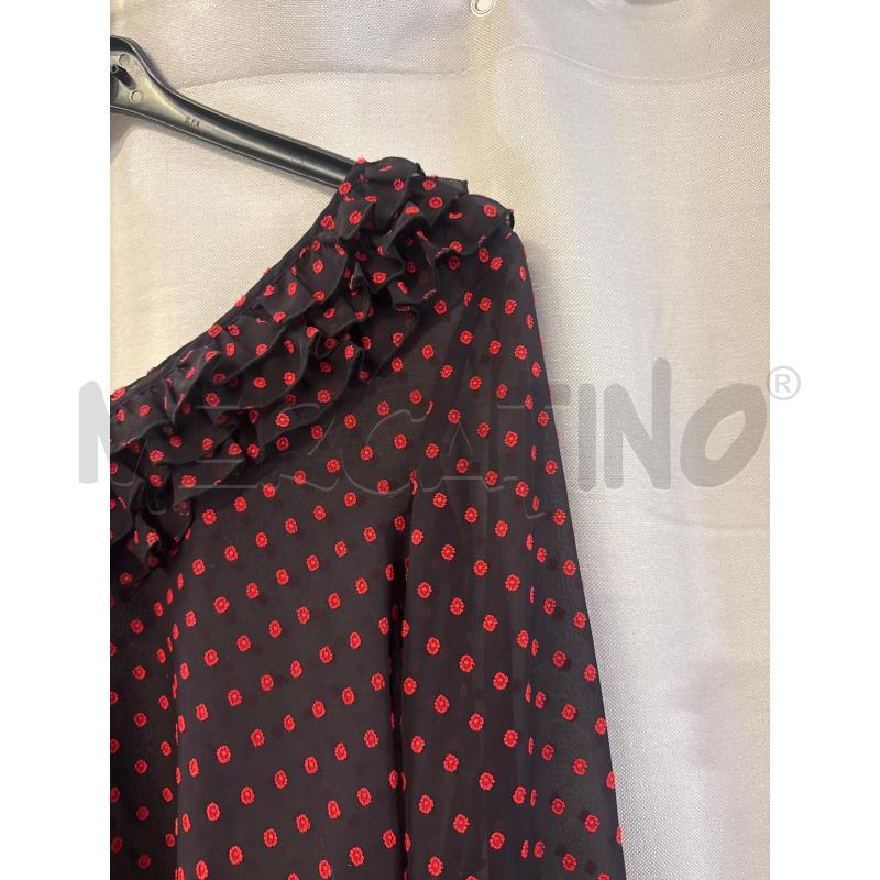 CAMICIA DONNA SILVIAN HEACH NERA FIORELLINI ROSSI TG.XS GALETTA | Mercatino dell'Usato Vinci - fraz. sovigliana 2