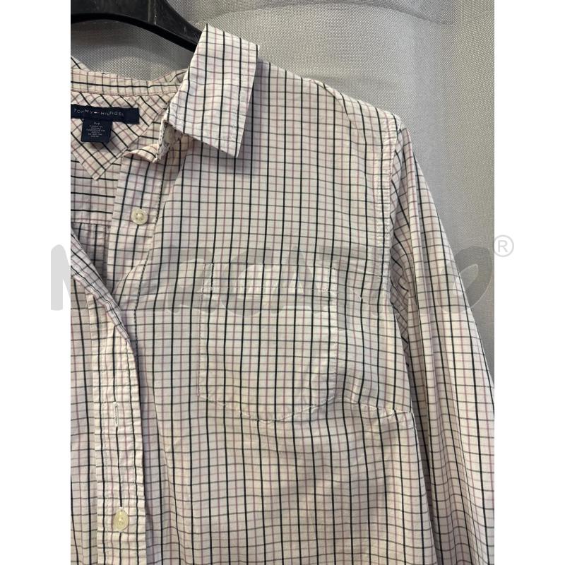 CAMICIA DONNA TOMMY HILFIGER QUADRETTINI ROSA NERI TG.M | Mercatino dell'Usato Vinci - fraz. sovigliana 2