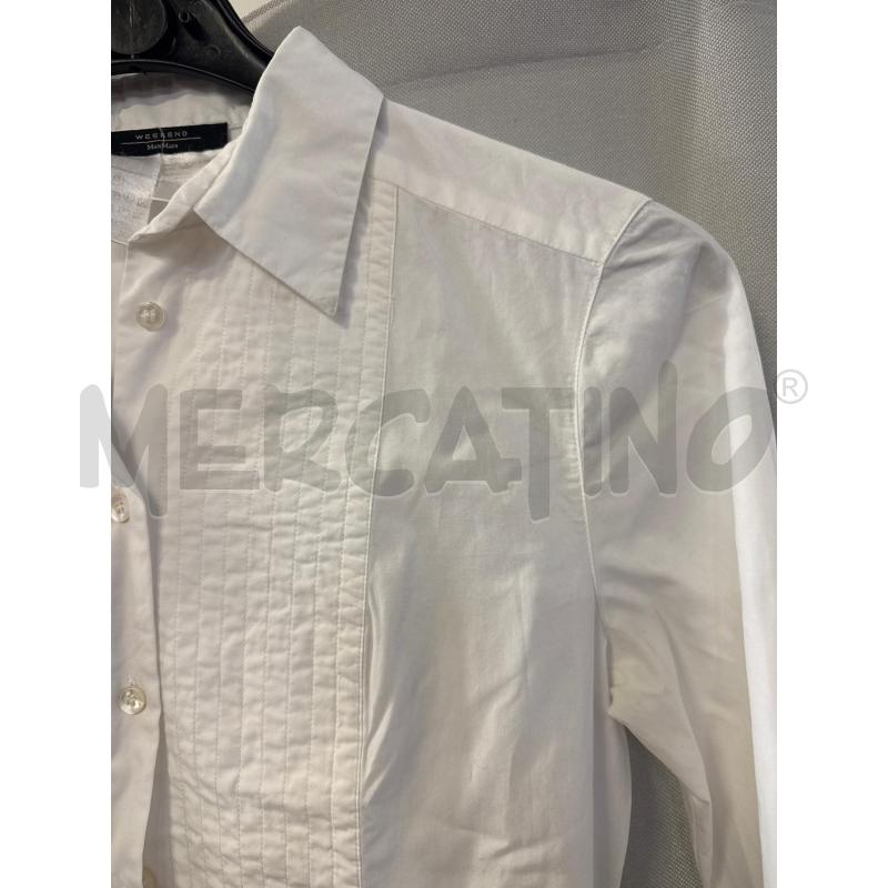 CAMICIA DONNA WEEKEND MAX MARA BIANCA TG.M CUCITURE  | Mercatino dell'Usato Vinci - fraz. sovigliana 2