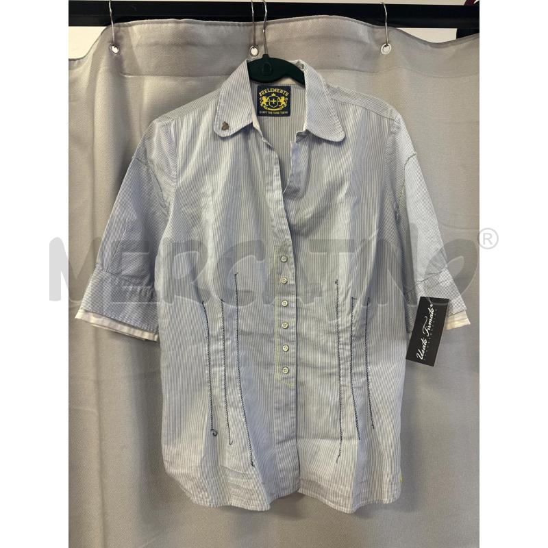 CAMICIA DONNA ZUELEMENTS RIGHE AZZURRE TG.M | Mercatino dell'Usato Vinci - fraz. sovigliana 1