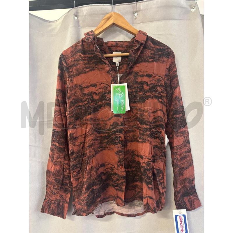 CAMICIA DONNA # ICHI TG.34 RUGGINE NERA NUOVA  | Mercatino dell'Usato Vinci - fraz. sovigliana 1