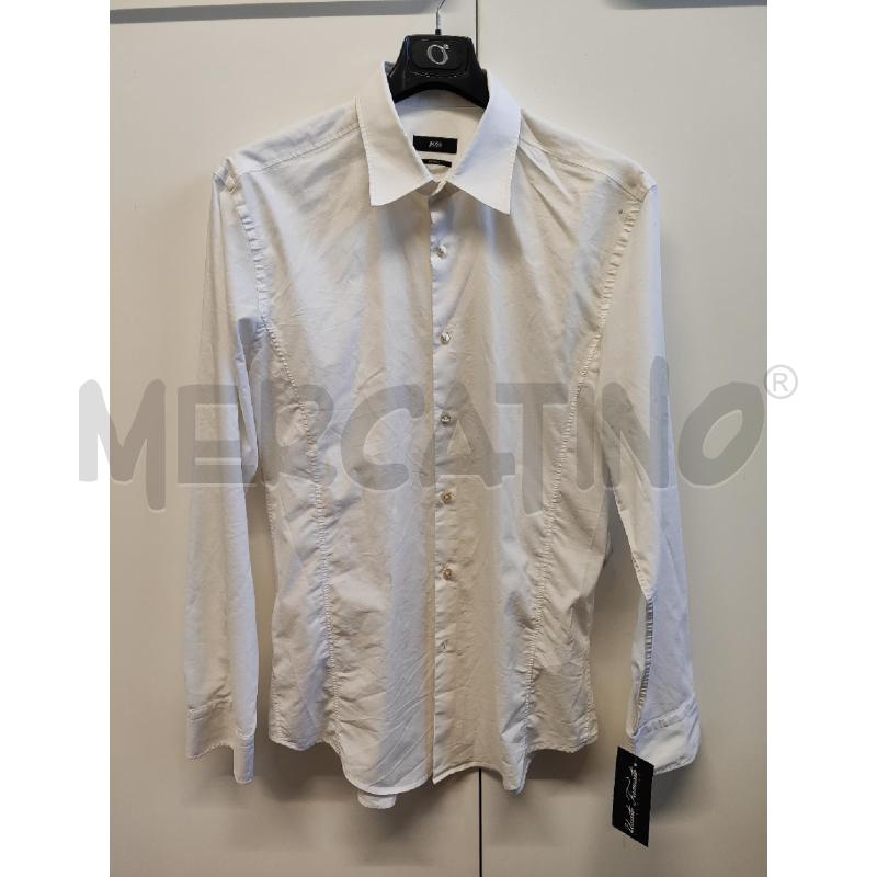 CAMICIA UOMO BOSS BIANCA TG.43 | Mercatino dell'Usato Vinci - fraz. sovigliana 1