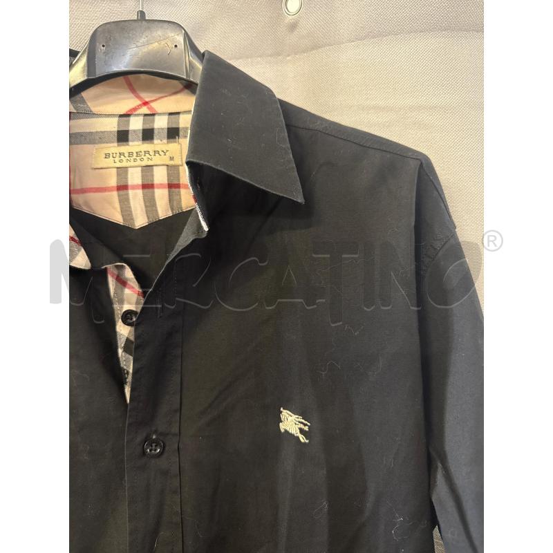 CAMICIA UOMO BURBERRY NERA TG.M | Mercatino dell'Usato Vinci - fraz. sovigliana 2