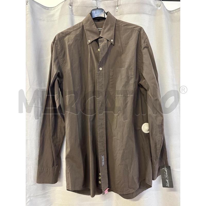 CAMICIA UOMO COTTON BELT MARRONE TG.L | Mercatino dell'Usato Vinci - fraz. sovigliana 1