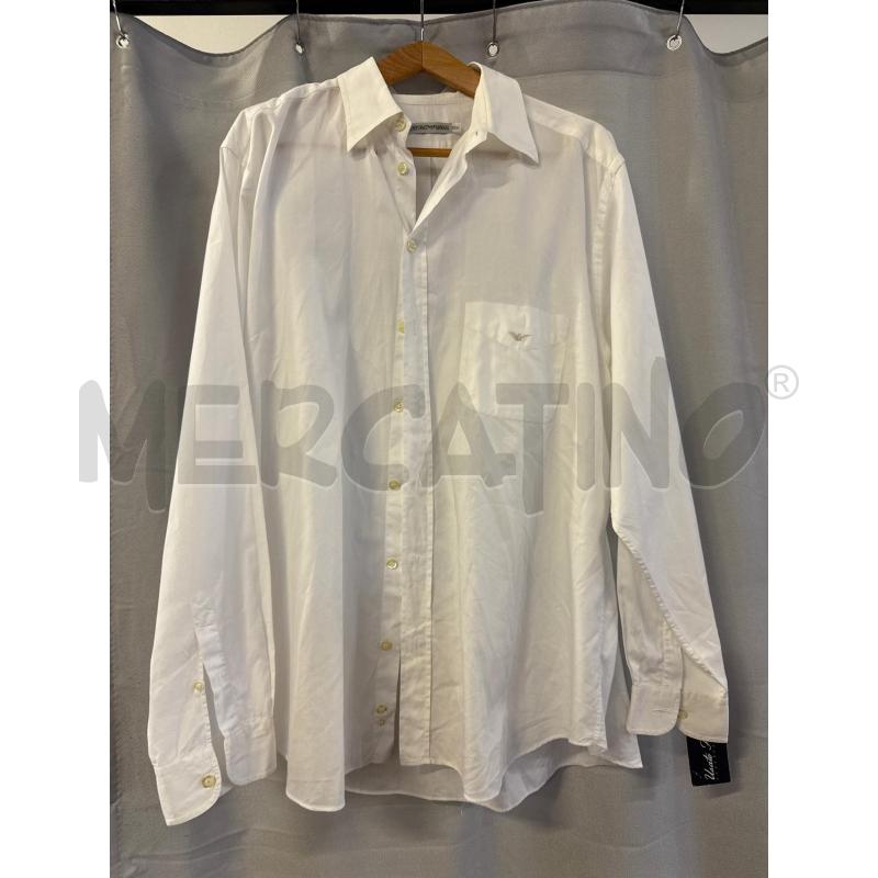 CAMICIA UOMO EMPORIO ARMANI BIANCA TG.43 | Mercatino dell'Usato Vinci - fraz. sovigliana 1