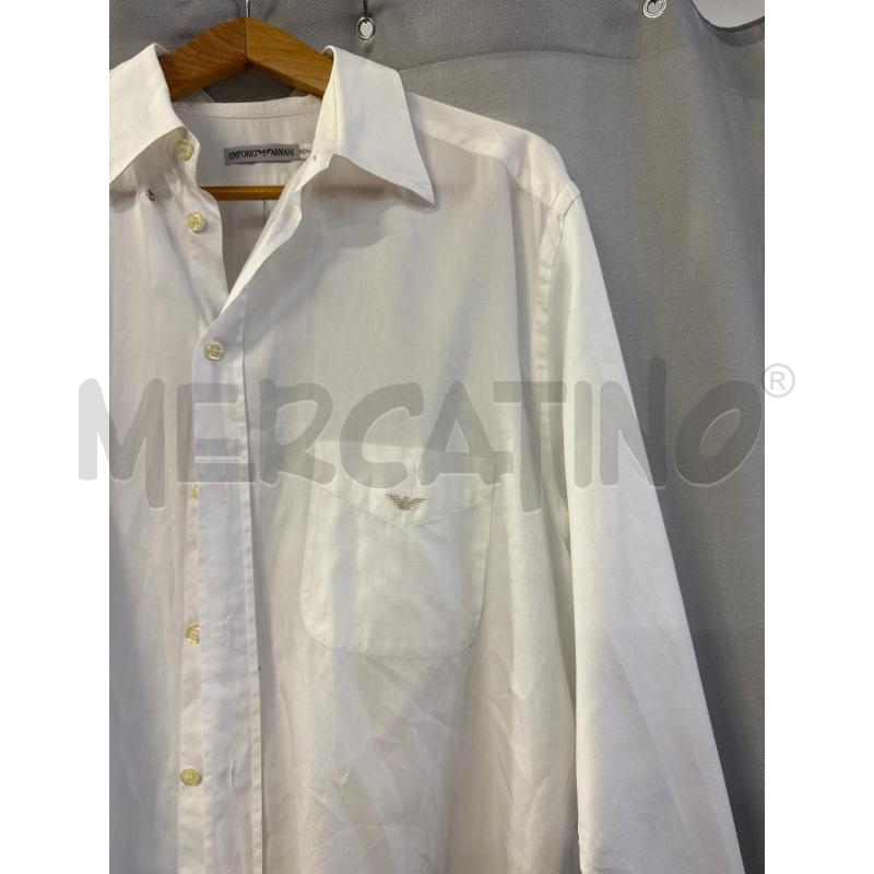 CAMICIA UOMO EMPORIO ARMANI BIANCA TG.43 | Mercatino dell'Usato Vinci - fraz. sovigliana 2