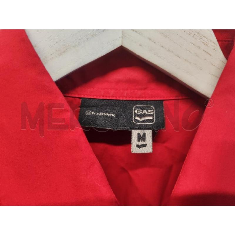 CAMICIA UOMO GAS ROSSA TG.M 1/2 M | Mercatino dell'Usato Vinci - fraz. sovigliana 2