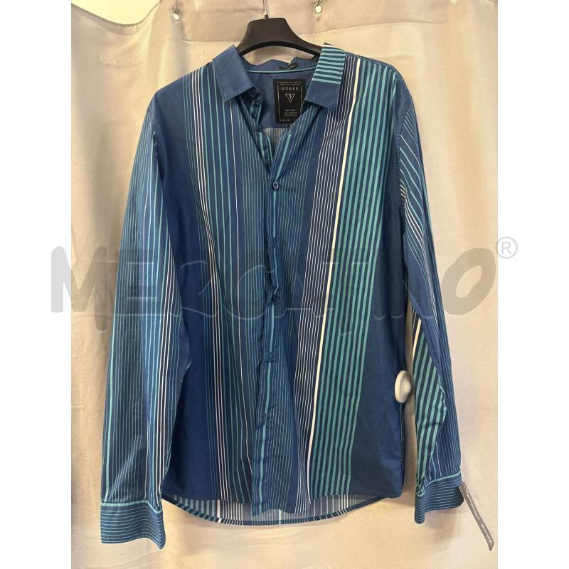 CAMICIA UOMO GUESS RIGHE VERDI AVIO TG.M | Mercatino dell'Usato Vinci - fraz. sovigliana 1