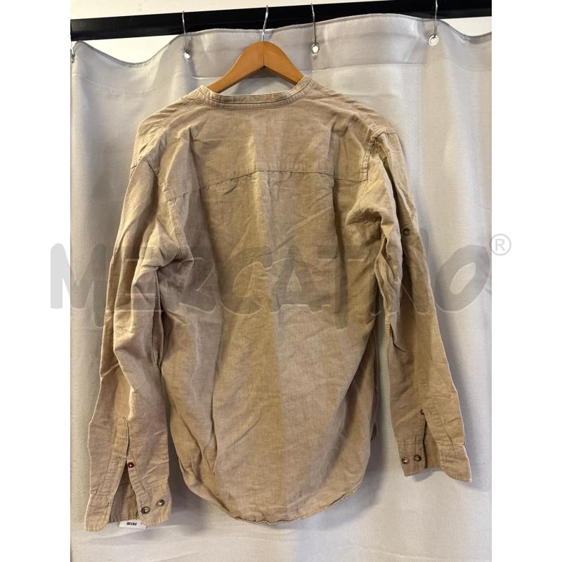 CAMICIA UOMO JACK & JONES LINO BEIGE COLLO COREANA TG.S | Mercatino dell'Usato Vinci - fraz. sovigliana 2