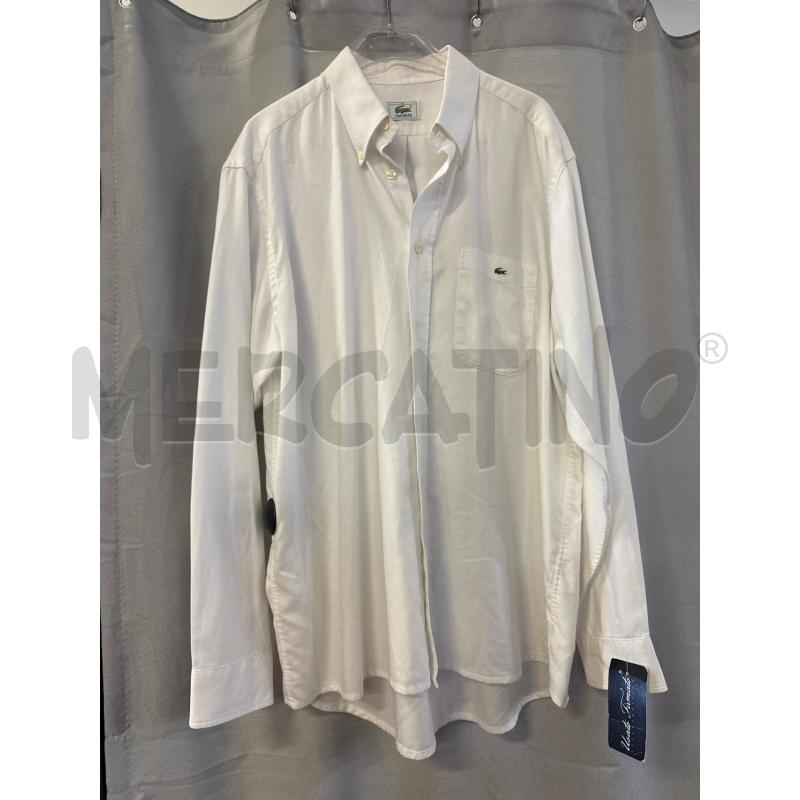 CAMICIA UOMO LACOSTE BIANCA TG.42 | Mercatino dell'Usato Vinci - fraz. sovigliana 1