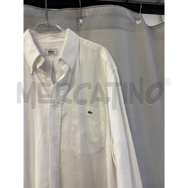 CAMICIA UOMO LACOSTE BIANCA TG.42 | Mercatino dell'Usato Vinci - fraz. sovigliana 2
