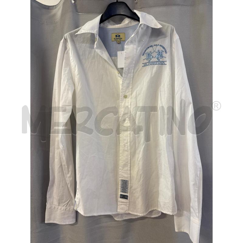 CAMICIA UOMO LA MARTINA BIANCA TG.M | Mercatino dell'Usato Vinci - fraz. sovigliana 1