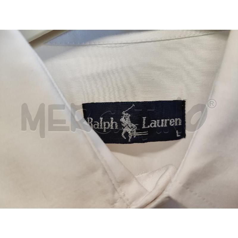 CAMICIA UOMO RALPH LAUREN BIANCA TG.L 1/2 M | Mercatino dell'Usato Vinci - fraz. sovigliana 2