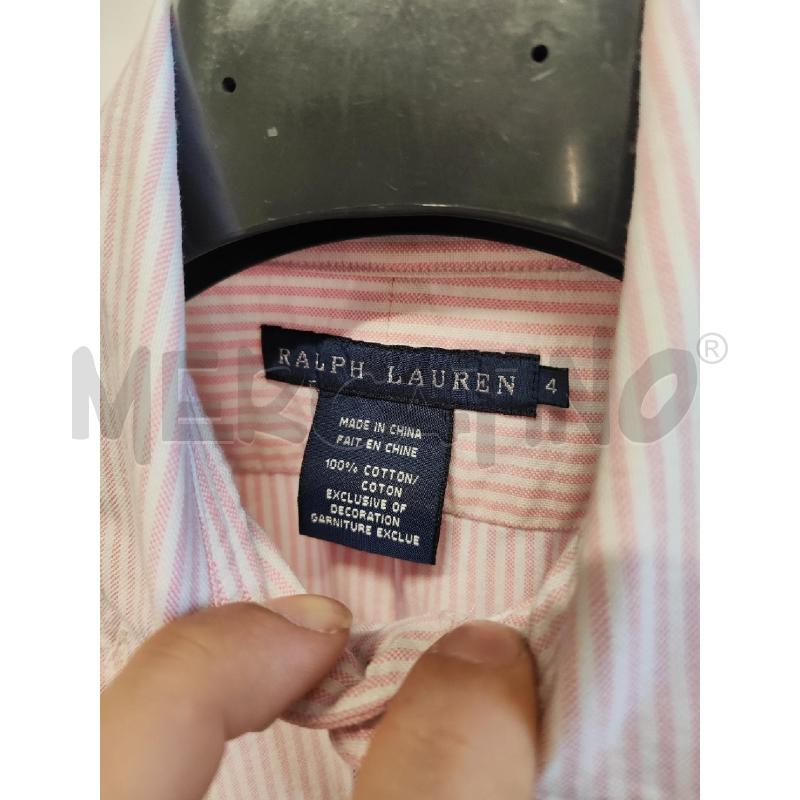 CAMICIA UOMO RALPH LAUREN RIGHE ROSA TG.M | Mercatino dell'Usato Vinci - fraz. sovigliana 2