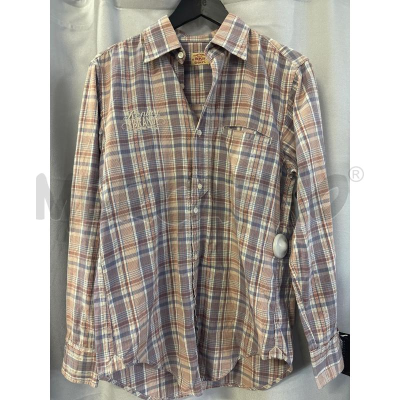 CAMICIA UOMO REPLAY QUADRETTI AVIO TG.M | Mercatino dell'Usato Vinci - fraz. sovigliana 1