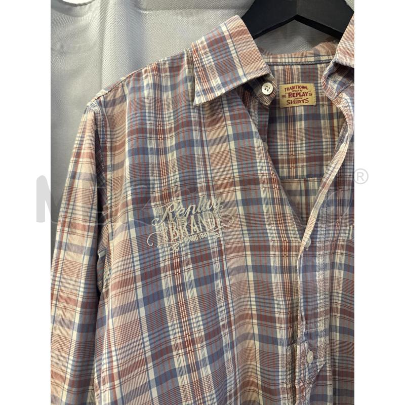CAMICIA UOMO REPLAY QUADRETTI AVIO TG.M | Mercatino dell'Usato Vinci - fraz. sovigliana 2