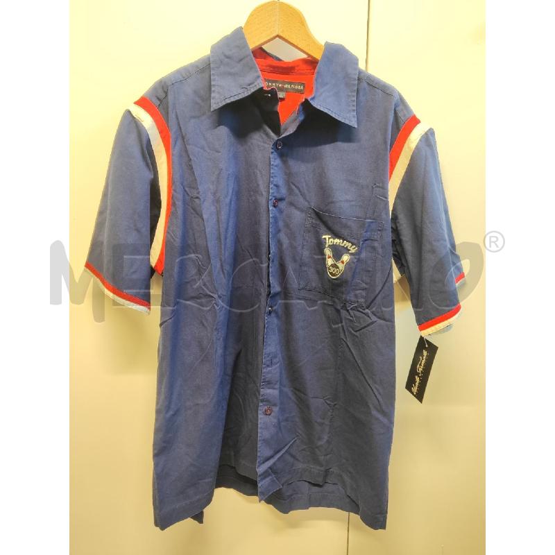 CAMICIA UOMO TOMMY HILFIGER BLU TG.L 1/2 M | Mercatino dell'Usato Vinci - fraz. sovigliana 1