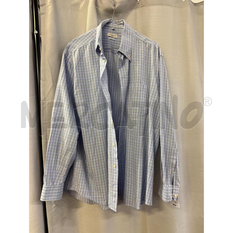 CAMICIA UOMO # LUCA D'ALTIERI AZZURRA QUADRI TG.42/43 | Mercatino dell'Usato Vinci - fraz. sovigliana 1
