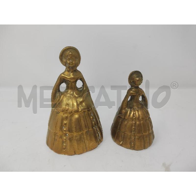 CAMPANELLE PZ. 2 BAMBOLINE METALLO  | Mercatino dell'Usato Vinci - fraz. sovigliana 1