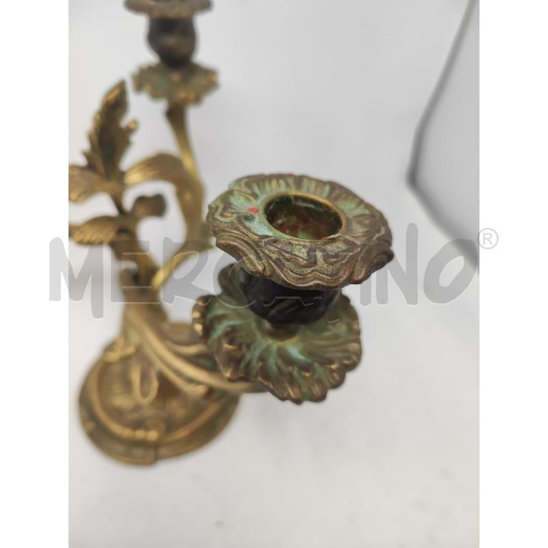 CANDELABRO 3 POSTI METALLO DORATO  | Mercatino dell'Usato Vinci - fraz. sovigliana 2