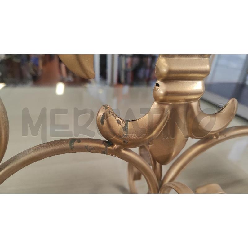 CANDELABRO 5 POSTI METALLO DORATO | Mercatino dell'Usato Vinci - fraz. sovigliana 3