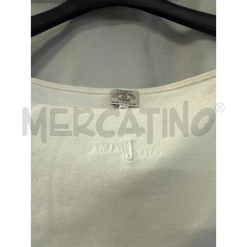 CANOTTA DONNA ARMANI JEANS BIANCA TG 44 | Mercatino dell'Usato Vinci - fraz. sovigliana 2