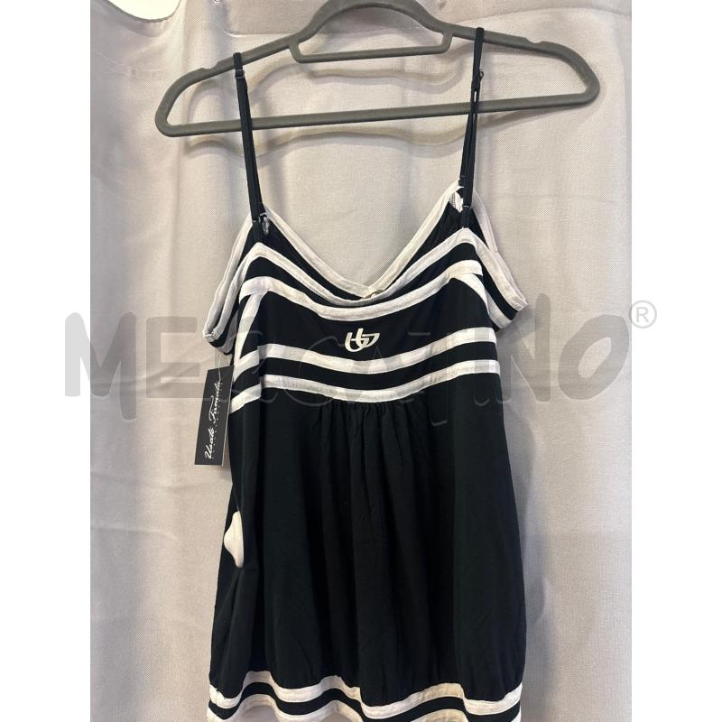CANOTTA DONNA BLU BYBLOS BLU RIGHE BIANCHE TG.48 | Mercatino dell'Usato Vinci - fraz. sovigliana 2