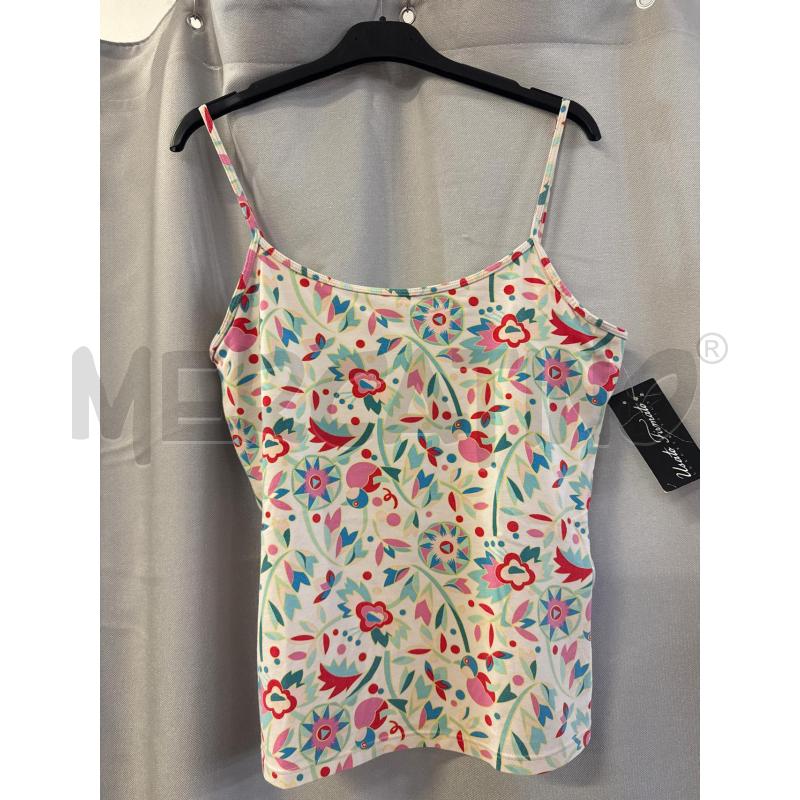 CANOTTA DONNA CALVIN KLEIN PANNA FIORI TG.M | Mercatino dell'Usato Vinci - fraz. sovigliana 1