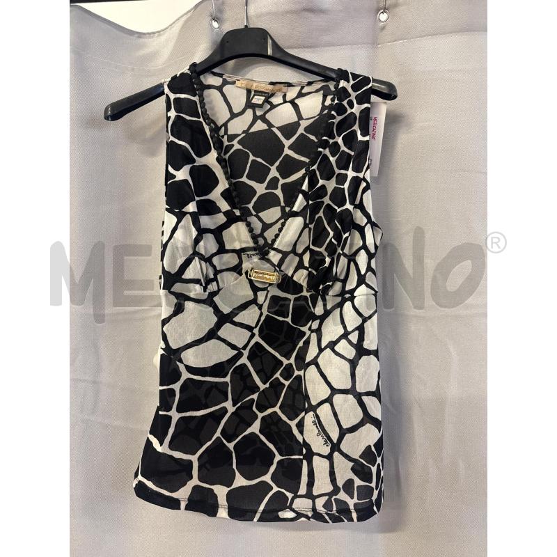 CANOTTA DONNA CLASS ROBERTO CAVALLI PANNA NERA TG.42 | Mercatino dell'Usato Vinci - fraz. sovigliana 1