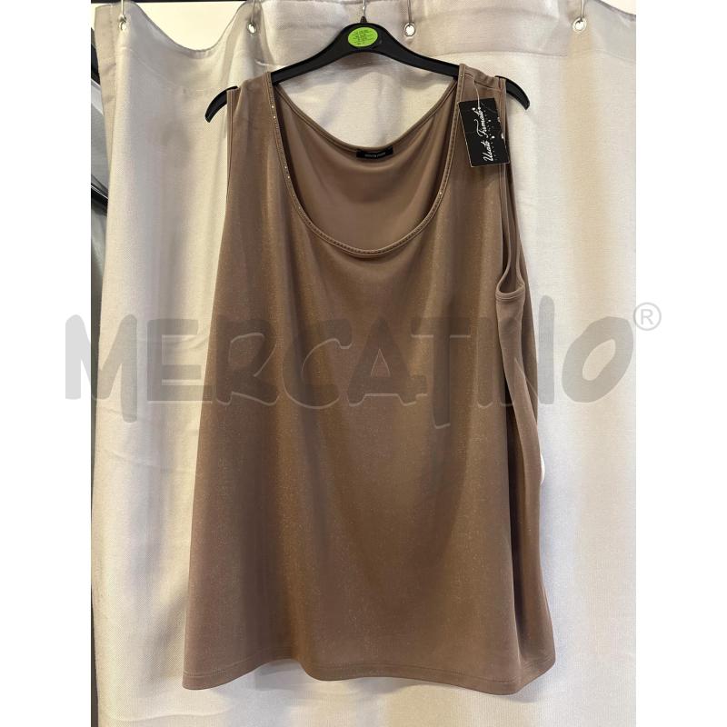CANOTTA DONNA ELENA MIRO BEIGE GLITTER ORO  | Mercatino dell'Usato Vinci - fraz. sovigliana 1