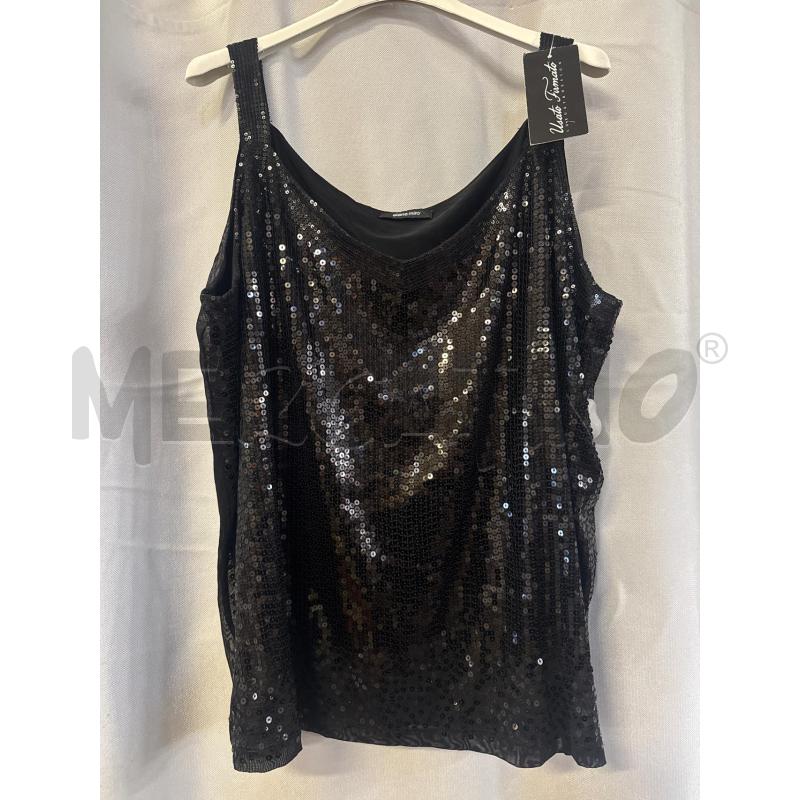 CANOTTA DONNA ELENA MIRO NERA PAILLETTES TG.47 | Mercatino dell'Usato Vinci - fraz. sovigliana 1