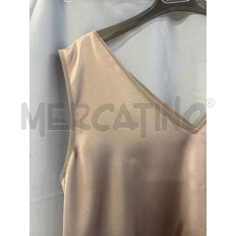 CANOTTA DONNA EMME MARELLA BEIGE DOPPIO SCOLLO TG.42 | Mercatino dell'Usato Vinci - fraz. sovigliana 2