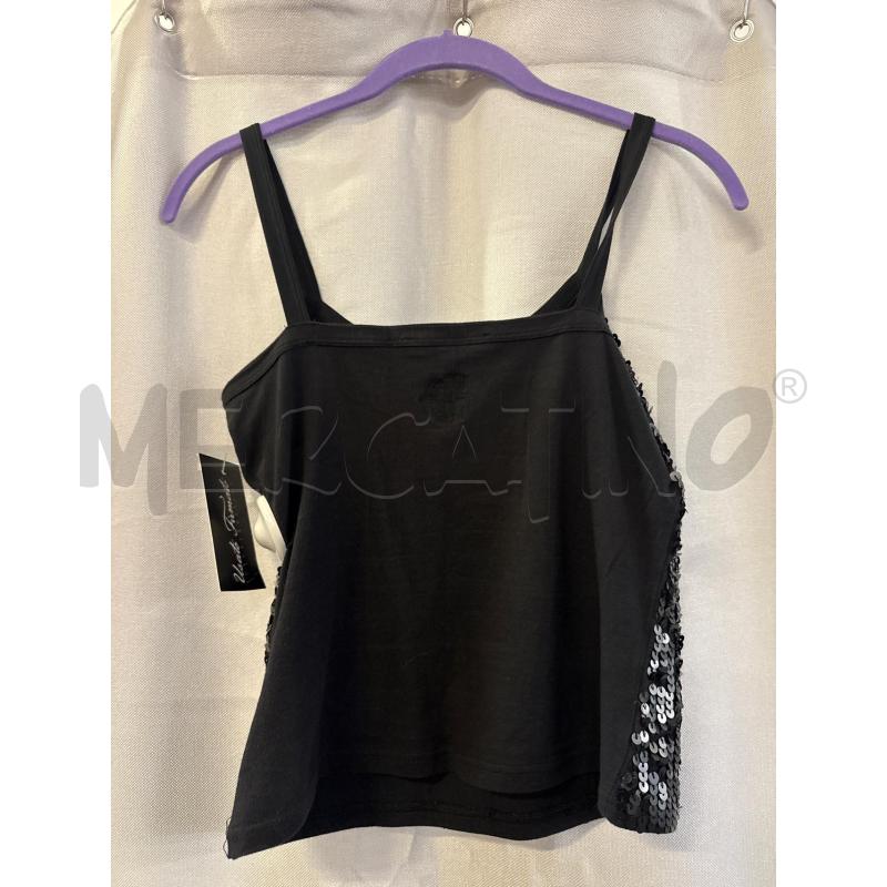 CANOTTA DONNA FERRE NERA PAILLETTES TG.S | Mercatino dell'Usato Vinci - fraz. sovigliana 3
