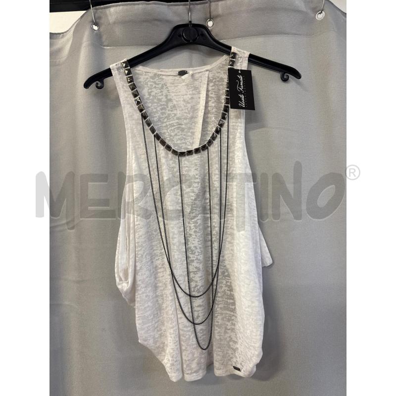 CANOTTA DONNA GUESS BIANCA CATENE | Mercatino dell'Usato Vinci - fraz. sovigliana 1