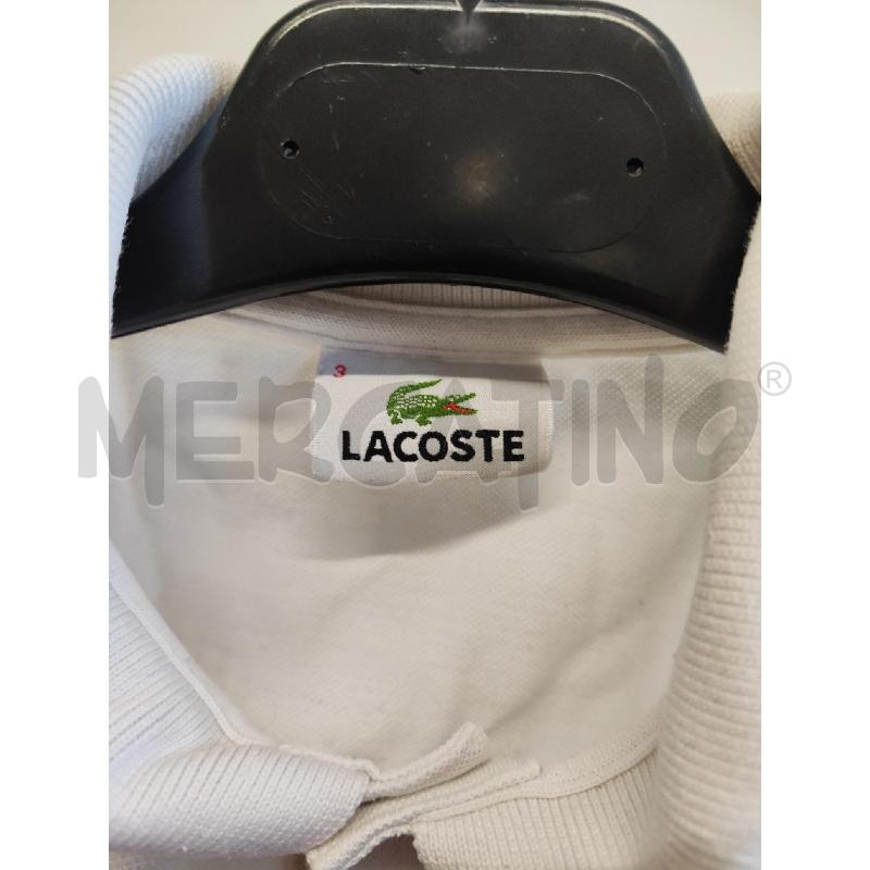 CANOTTA DONNA LACOSTE BIANCA TG.3 | Mercatino dell'Usato Vinci - fraz. sovigliana 3
