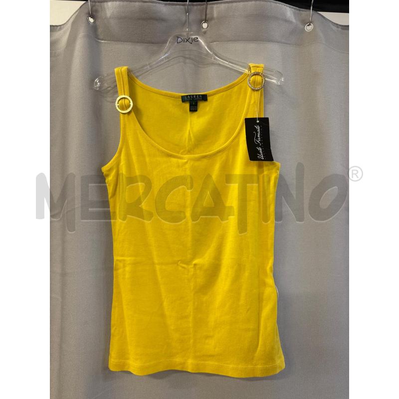 CANOTTA DONNA LAUREN GIALLA TG.S | Mercatino dell'Usato Vinci - fraz. sovigliana 1