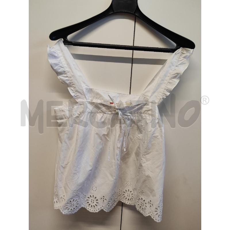 CANOTTA DONNA LEVIS BIANCA NUOVA TG.L | Mercatino dell'Usato Vinci - fraz. sovigliana 1