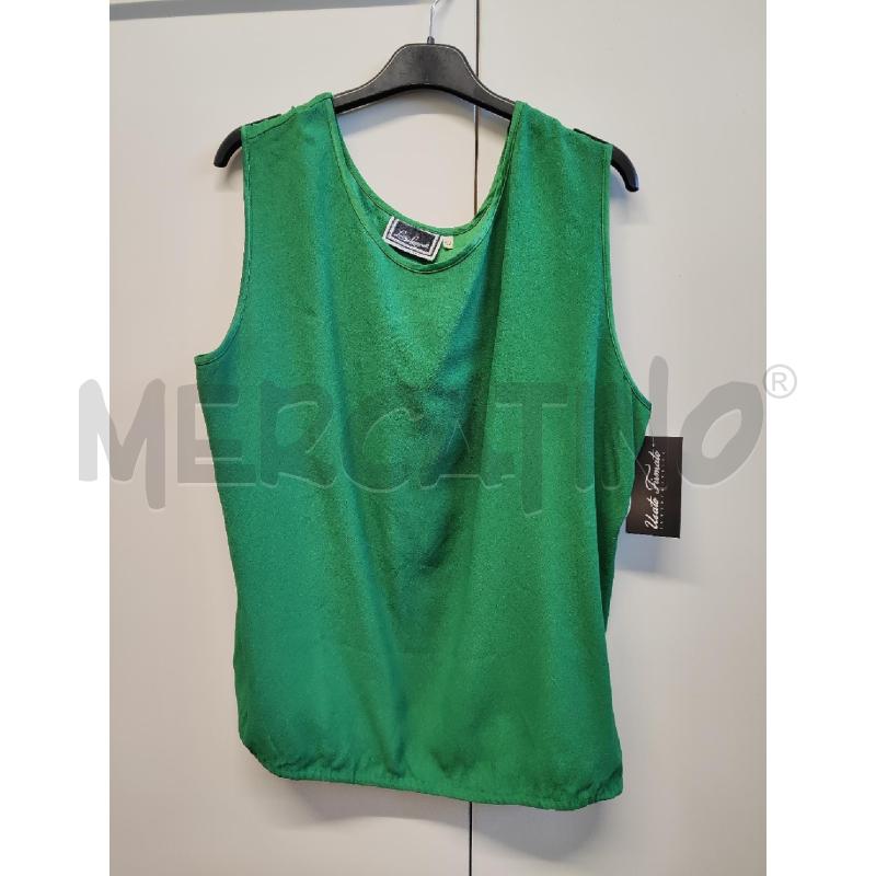 CANOTTA DONNA LUISA SPAGNOLI VERDE TG.52 | Mercatino dell'Usato Vinci - fraz. sovigliana 1