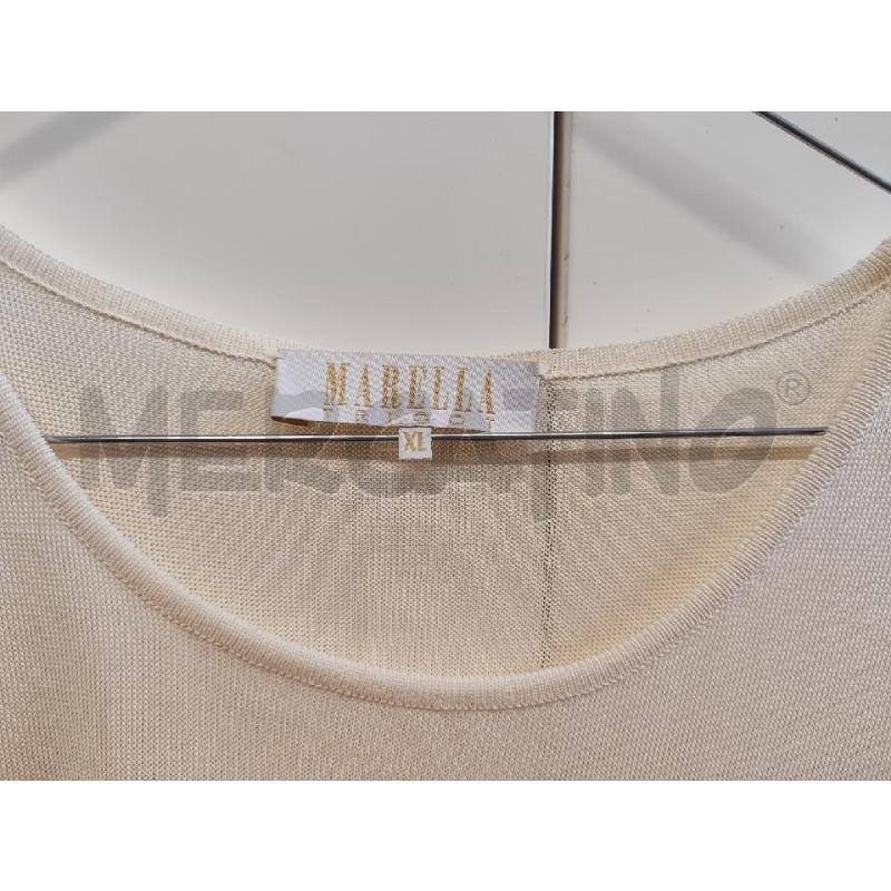 CANOTTA DONNA MARELLA PANNA TG.XL | Mercatino dell'Usato Vinci - fraz. sovigliana 2