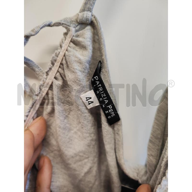 CANOTTA DONNA PATRIZIA PEPE GRIGIA TG.44 | Mercatino dell'Usato Vinci - fraz. sovigliana 2