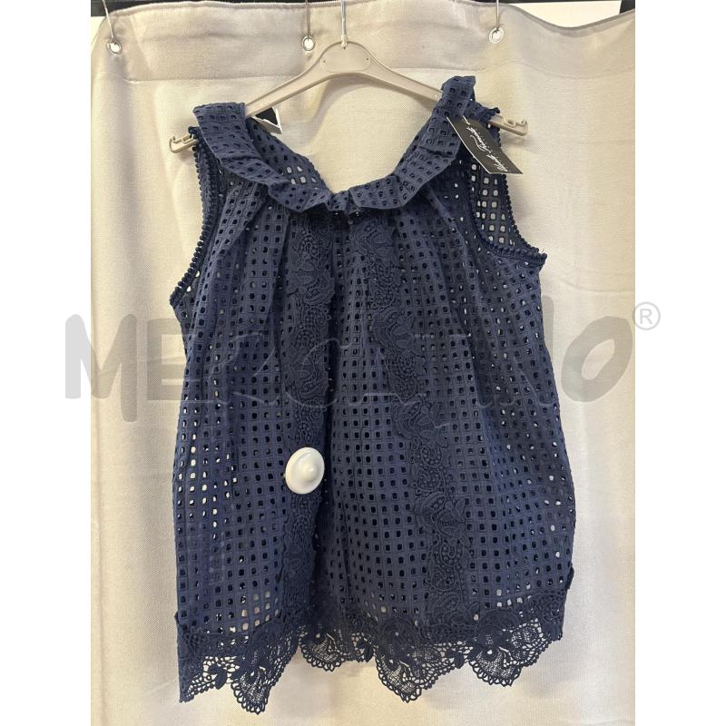 CANOTTA DONNA PINKO BLU TG.42 FORATA  | Mercatino dell'Usato Vinci - fraz. sovigliana 1