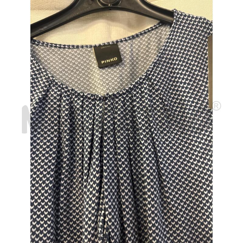 CANOTTA DONNA PINKO BLU V AZZURRE TG.44 | Mercatino dell'Usato Vinci - fraz. sovigliana 2