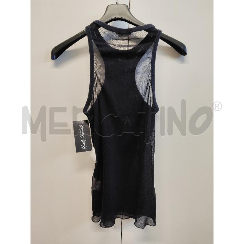 CANOTTA DONNA PINKO NERA TG.L RETE STRASS VERDI | Mercatino dell'Usato Vinci - fraz. sovigliana 4
