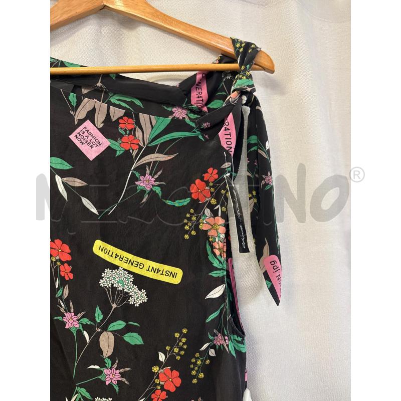 CANOTTA DONNA PINKO NERO FLOREALE TG.46 | Mercatino dell'Usato Vinci - fraz. sovigliana 2