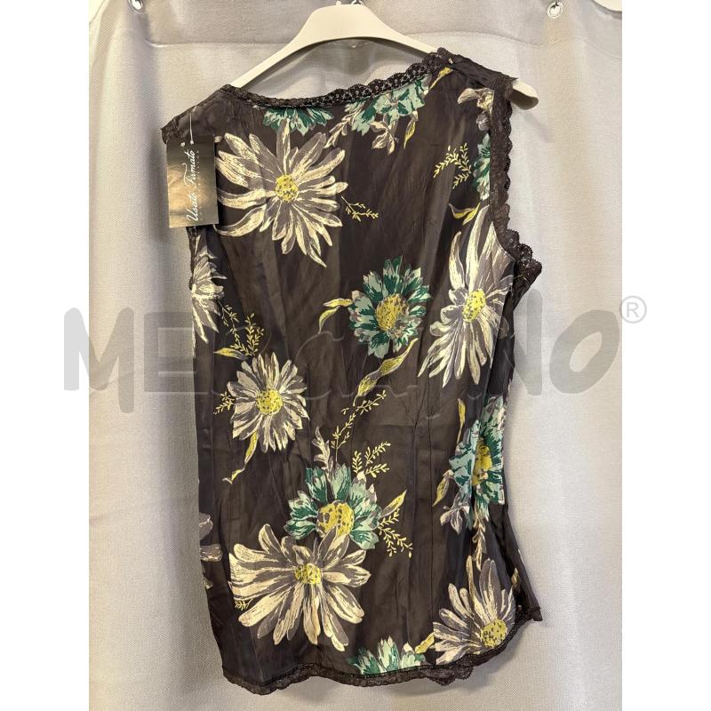 CANOTTA DONNA SEVENTY GRIGIA FIORI TG.46 | Mercatino dell'Usato Vinci - fraz. sovigliana 2