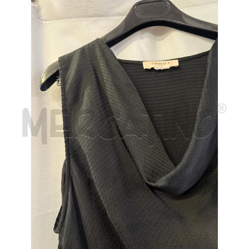 CANOTTA DONNA TWIN SET NERA COLLO ANELLO SENZA TG. | Mercatino dell'Usato Vinci - fraz. sovigliana 2