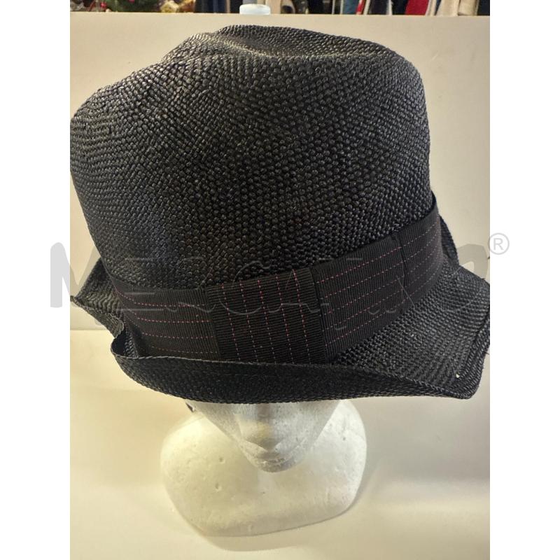 CAPPELLO DONNA PINKO PAGLIA NERO NUOVO TG.U | Mercatino dell'Usato Vinci - fraz. sovigliana 1