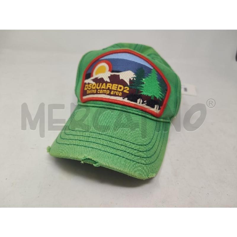 CAPPELLO UOMO DSQUARED2 VERDE CON TESA | Mercatino dell'Usato Vinci - fraz. sovigliana 1